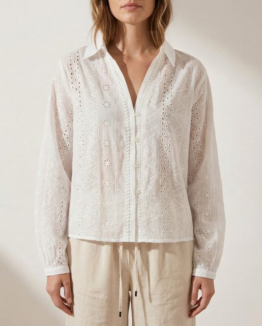 Camisa Malta Broderie