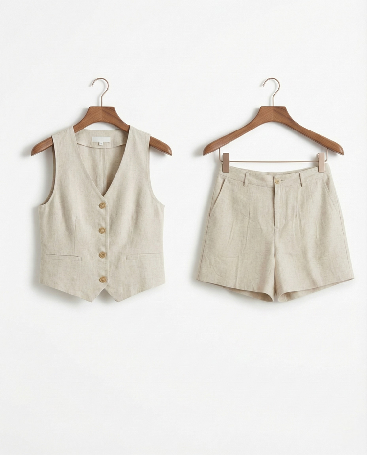 Conjunto Chaleco Amalfi y Short Capri